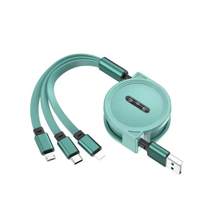 Retractable Multi Charging Cord 3 in 1