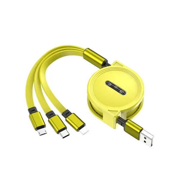 Retractable Multi Charging Cord 3 in 1