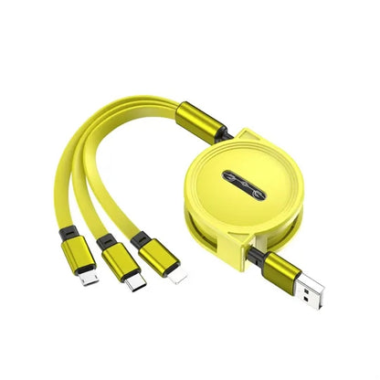 Retractable Multi Charging Cord 3 in 1