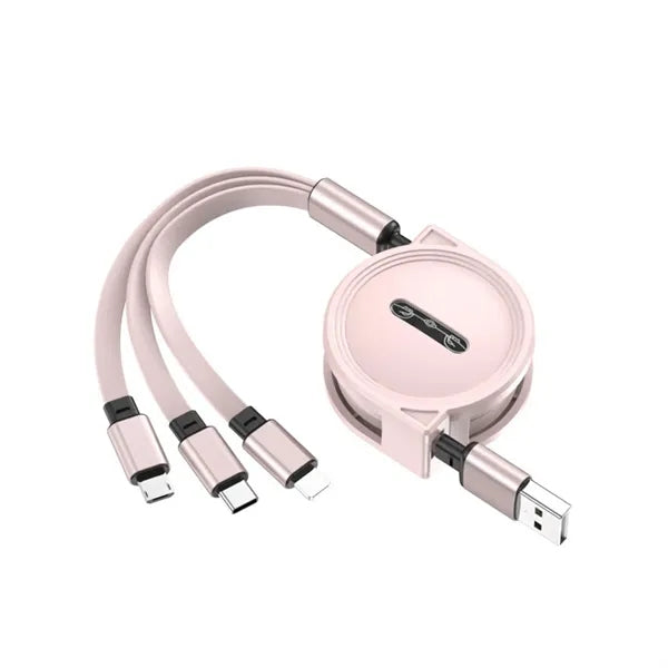 Retractable Multi Charging Cord 3 in 1