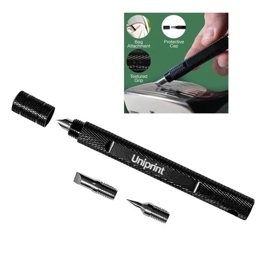 3-in-1 Golf Club Groove Sharpener Tool
