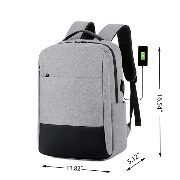 Travel Laptop Backpack with USB Charging Port