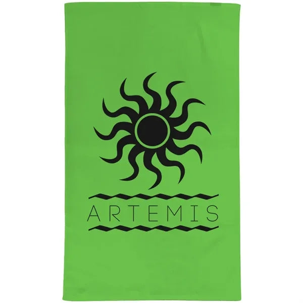 24" x 42" Terry Velour Dobby Hem Fitness Towel