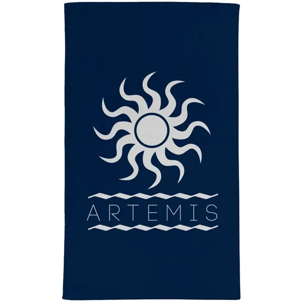 24" x 42" Terry Velour Dobby Hem Fitness Towel