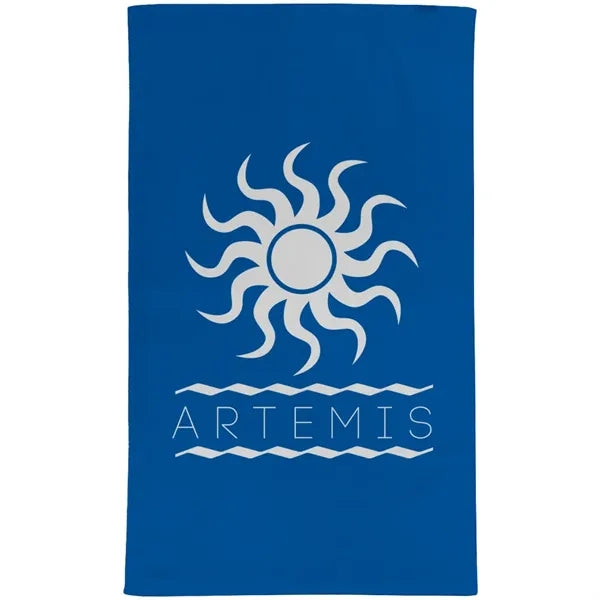 24" x 42" Terry Velour Dobby Hem Fitness Towel