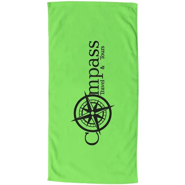 60" x 30" Colored Coastal Beach Towel