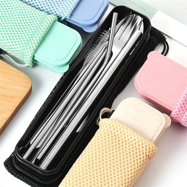 7-Piece Travel Camping Cutlery Set