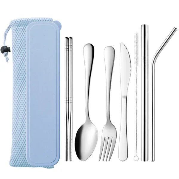 7-Piece Travel Camping Cutlery Set