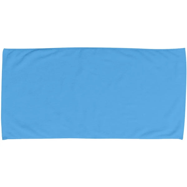 70" x 35" Beach Terry Velour Towel Dobby Hem
