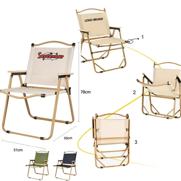 Easy Folding Outdoor Camping Picnic Chairs: