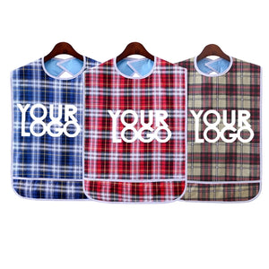 Waterproof Adult Clothing Protectors Cotton Apron Bib