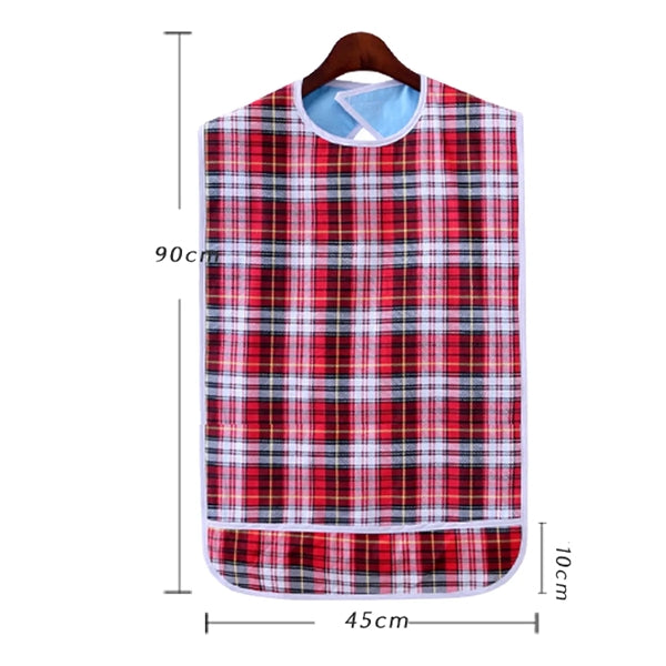 Waterproof Adult Clothing Protectors Cotton Apron Bib