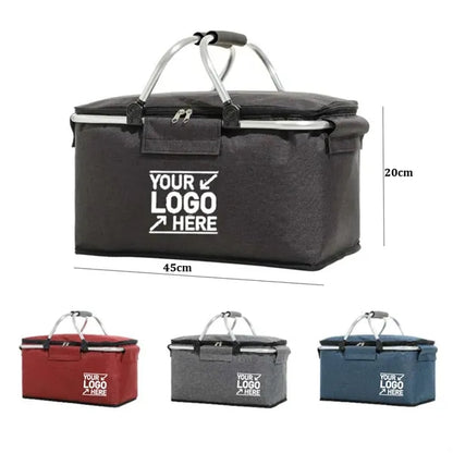 Collapsible Shopping Grocery Bag Picnic Basket