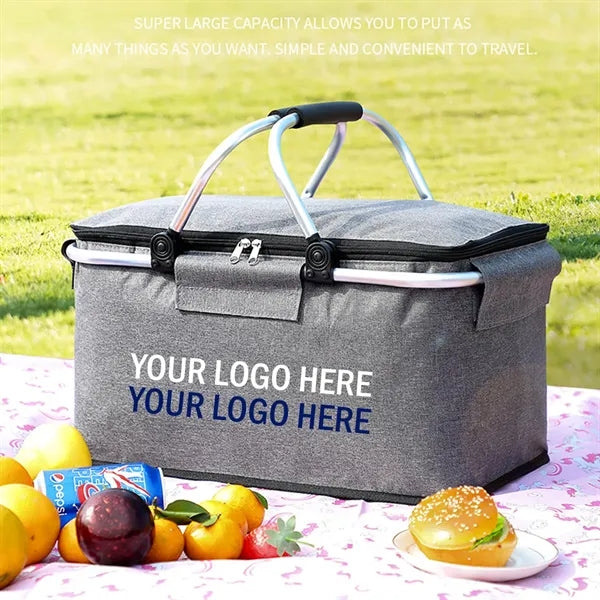 Collapsible Shopping Grocery Bag Picnic Basket