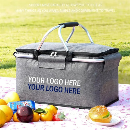 Collapsible Shopping Grocery Bag Picnic Basket