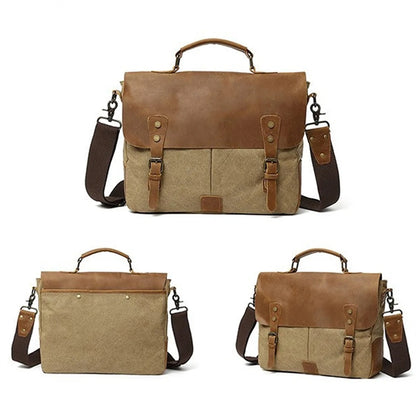 Retro Leather Briefcase