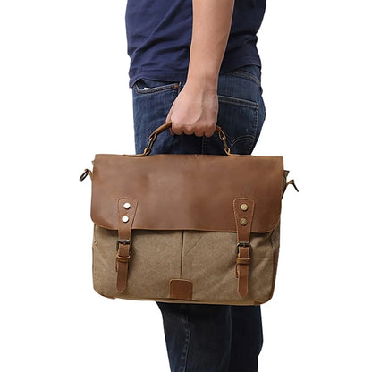 Retro Leather Briefcase