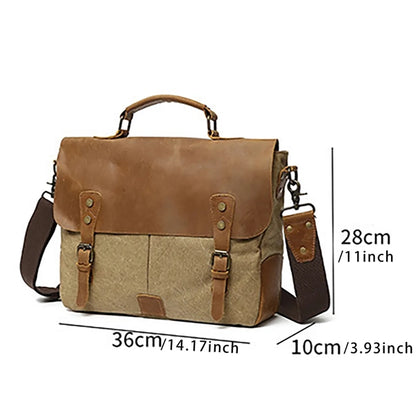 Retro Leather Briefcase