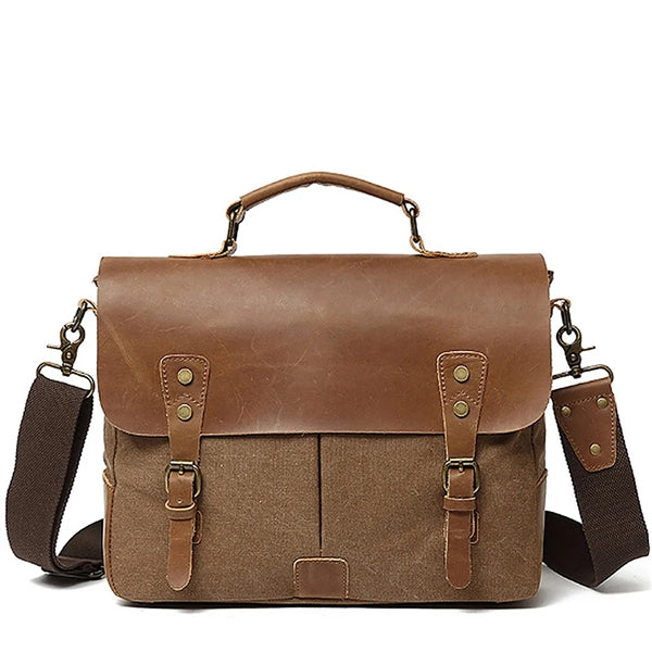 Retro Leather Briefcase