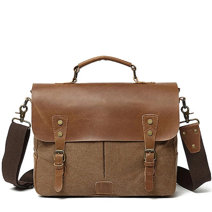 Retro Leather Briefcase