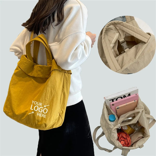 All-match Solid Color Shoulder Bag