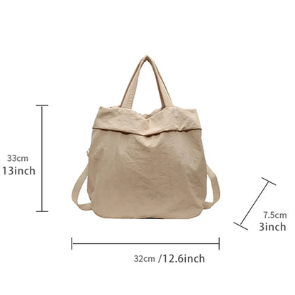 All-match Solid Color Shoulder Bag