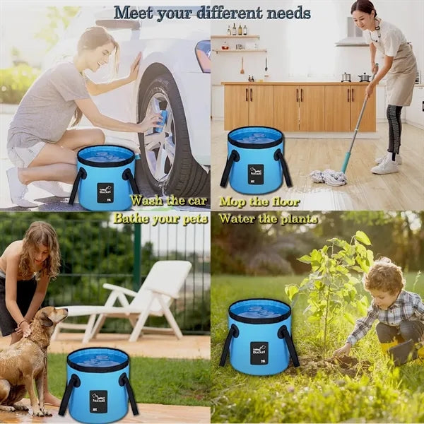Collapsible Bucket Travelling Camping Hiking Fishing
