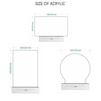 Creative Led Night Light USB Note Board with Pen