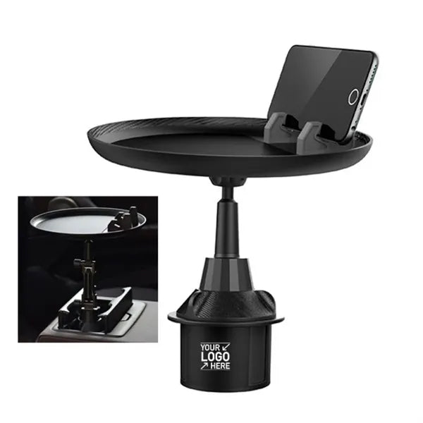 3-in-1 Car Cup Holder Tray Expander Phone Stand