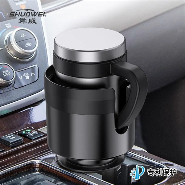 Car Cup Holder Expander Organizer with Adjustable Base