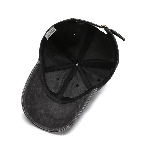 Washed Plain Baseball Cap