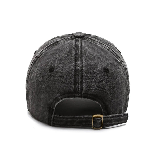 Washed Plain Baseball Cap
