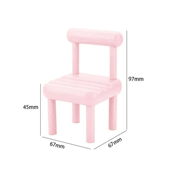 Plastic Mini chair phone stand gift ipad holder