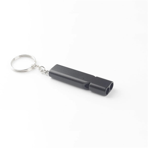 Safety aluminum alloy Camping Whistles with Keyring