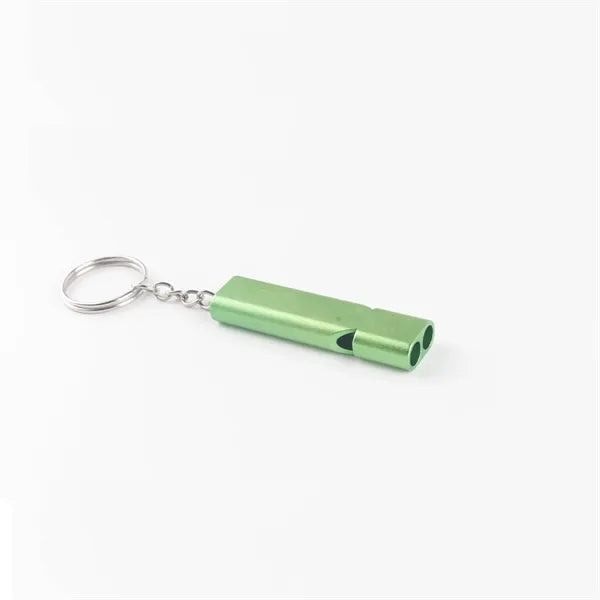 Safety aluminum alloy Camping Whistles with Keyring