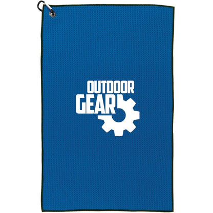 26" x 16" Waffle Weave Golf Towel