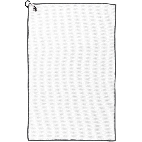 26" x 16" Waffle Weave Golf Towel