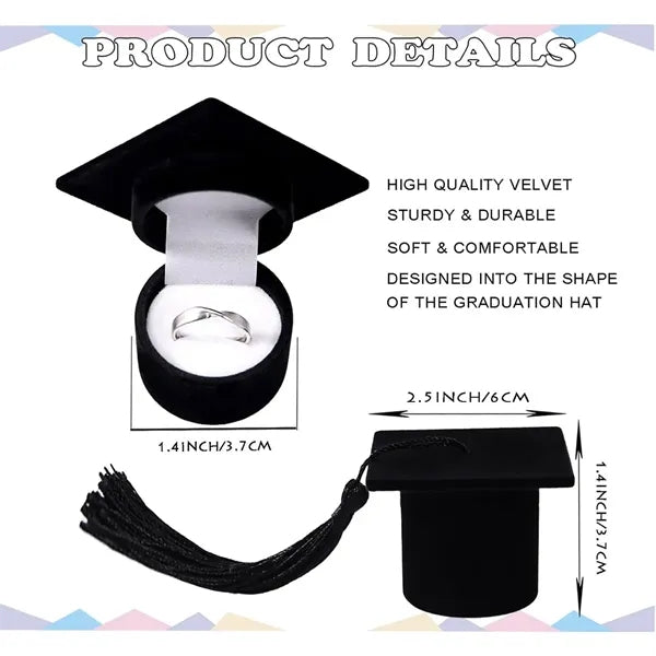 Graduation Cap Ring Box