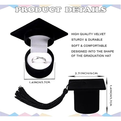 Graduation Cap Ring Box