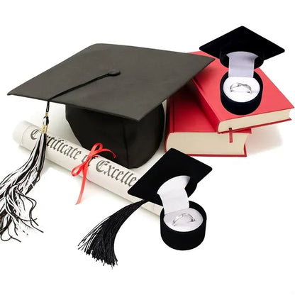 Graduation Cap Ring Box