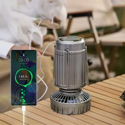 Solar Lantern Powered Light & Fan