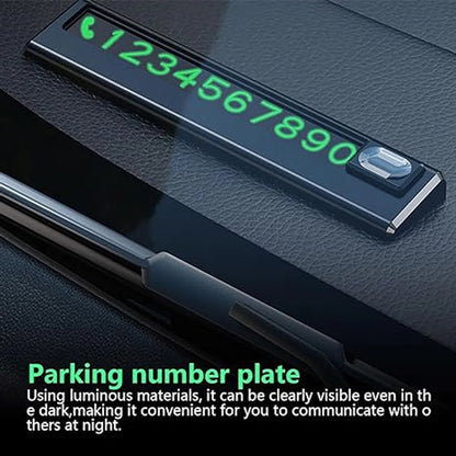Temporary Parking Number Plate
