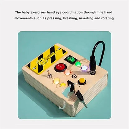 Children Wooden Busy Board Toy