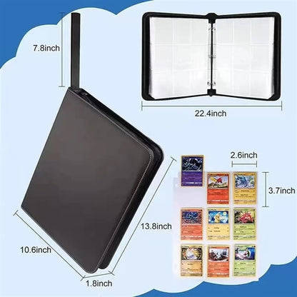 9-Pocket Pu Cards Binder