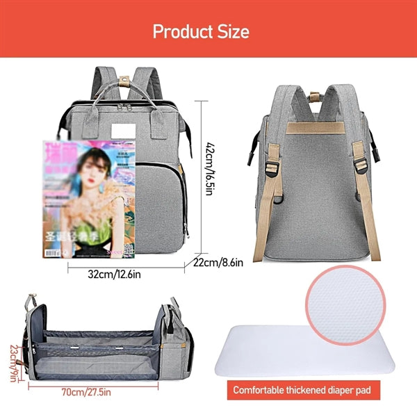 Trendy Diaper Changing Backpack