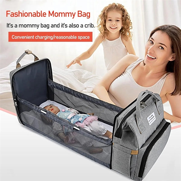 Trendy Diaper Changing Backpack