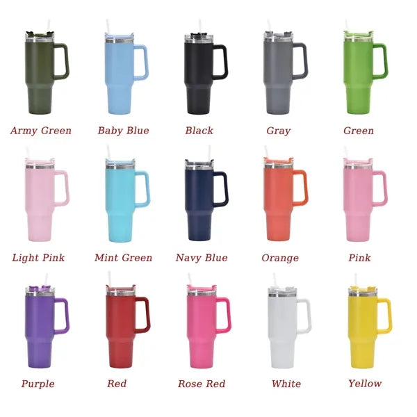 40Oz Insulated Tumbler With Handle