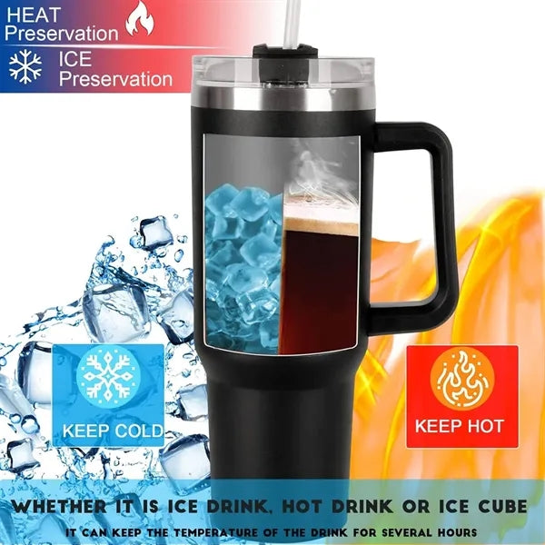 40Oz Insulated Tumbler With Handle