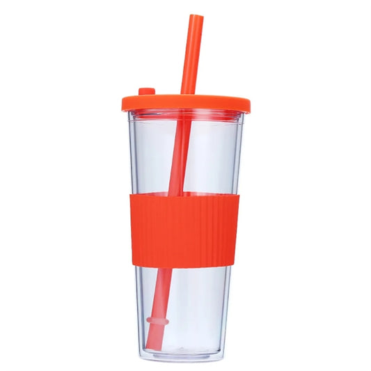 Leakproof Clear Plastic Tumbler