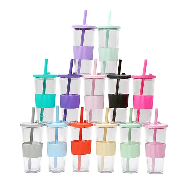 Leakproof Clear Plastic Tumbler